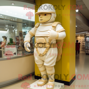Mascot character of a Cream...