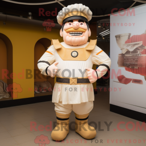 Mascot character of a Cream...