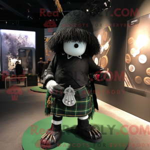 Mascot character of a Black...