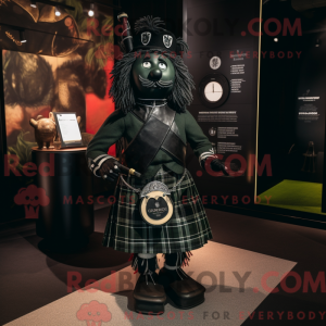Mascot character of a Black...