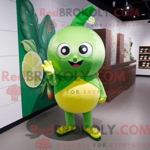Máscara de cor verde com...