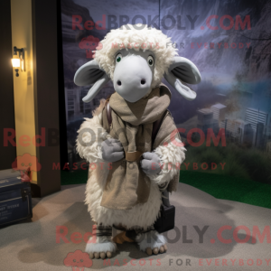 Mascottefiguur van een...