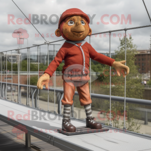 Rust koorddanser mascotte...