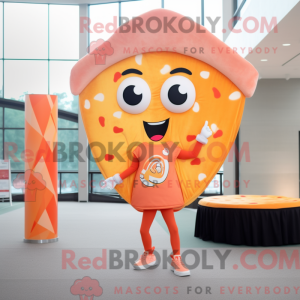 Mascot character of a Peach...