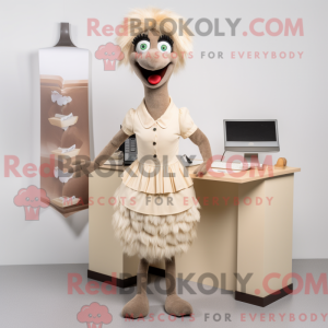 Mascot karakter van een...