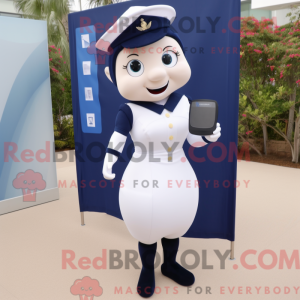 Mascot character of a Navy...