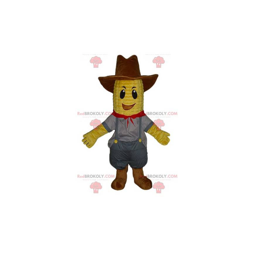 Corn Cob Maskottchen Cowboy Outfit - Redbrokoly.com