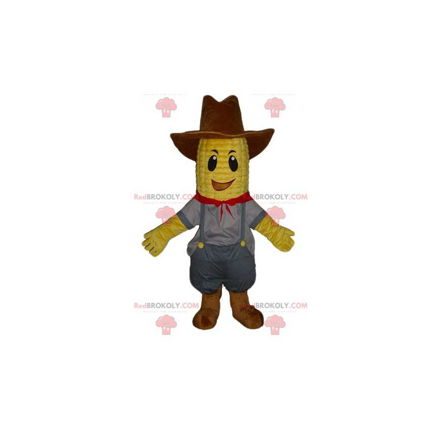 Maiskolber maskot cowboy outfit - Redbrokoly.com