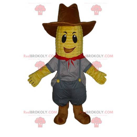 Corn Cob Mascot Cowboy-antrekk - Redbrokoly.com