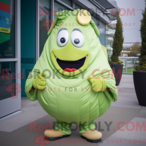 Mascot character of a Lime...