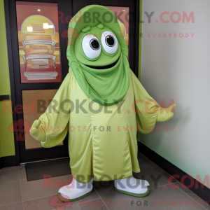 Mascot character of a Lime...