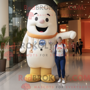 Mascot character of a Cream...