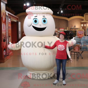 Mascot character of a Cream...