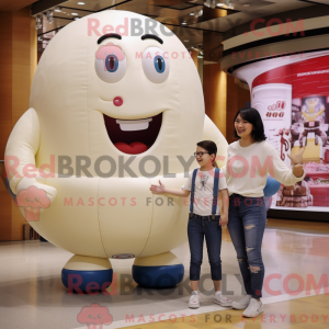 Mascot character of a Cream...