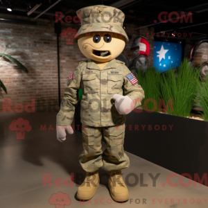 Mascot character of a Olive...