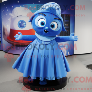 Maskotkarakter af en Blue...