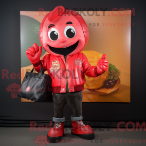Mascot character of a Red...