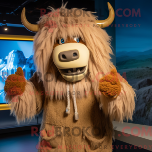 Maskottchen eines Tan Yak...