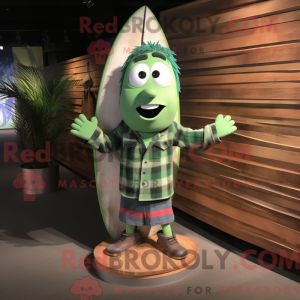 Mascot character of a Green...