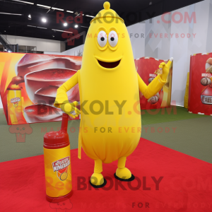 Mascot character of a Lemon...