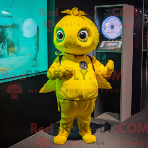 Mascot character of a Lemon...