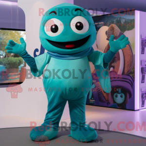 Mascottefiguur van een...