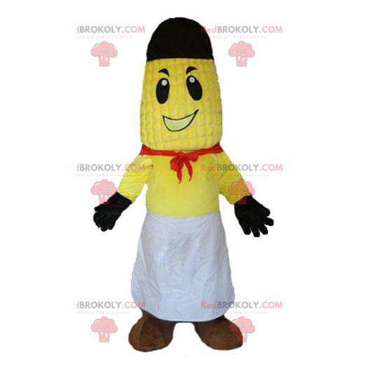 Corn ear mascot in cook outfit - Redbrokoly.com