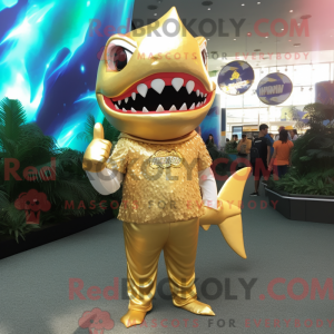 Mascot character of a Gold...