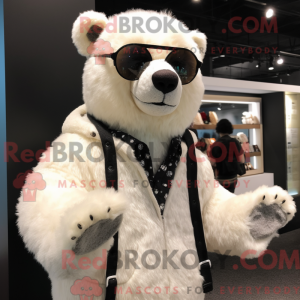 Personnage mascotte d ours...