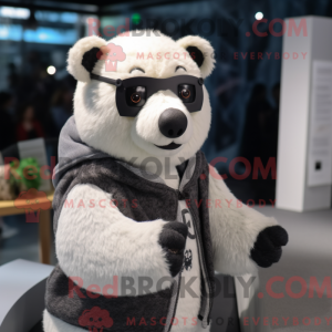 Mascot character of a White...