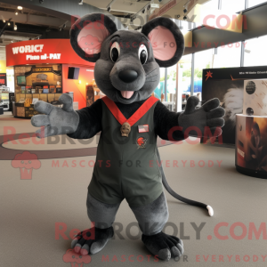 Mascottefiguur van een...