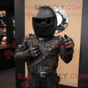 Mascot character of a Black...