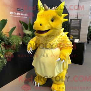 Mascot character of a Lemon...