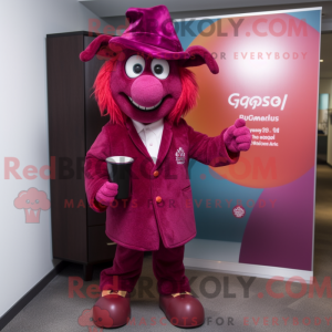 Mascottekarakter van een...