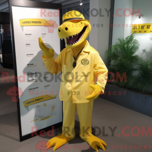 Mascottekarakter van een...