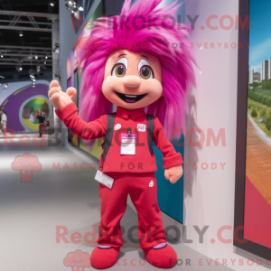 Mascottekarakter van een...