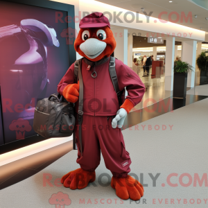 Mascottekarakter van een...