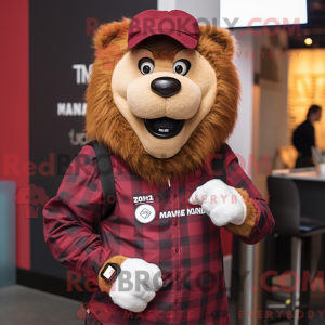 Mascot character of a...