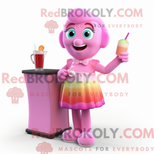 Postava maskota Pink...