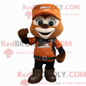 Mascot character of a Rust...