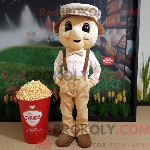 Mascot character of a Cream...