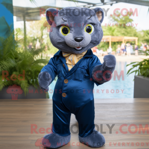 Maskot karakter af en Navy...