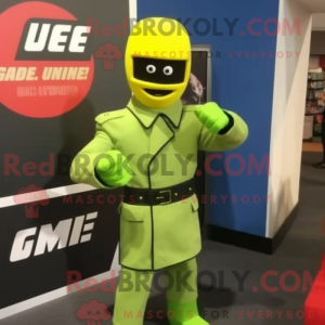 Mascot character of a Lime...