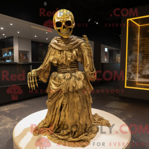 Mascot character of a Gold...