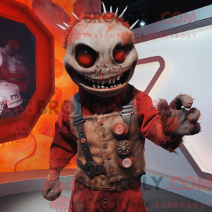 Mascot character of a Rust...