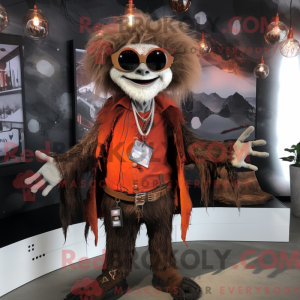Mascot character of a Rust...