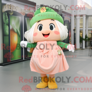 Mascot character of a Peach...