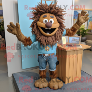 Personnage mascotte d un...