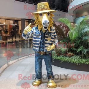 Mascot character of a Gold...