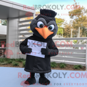 Mascot character of a Black...